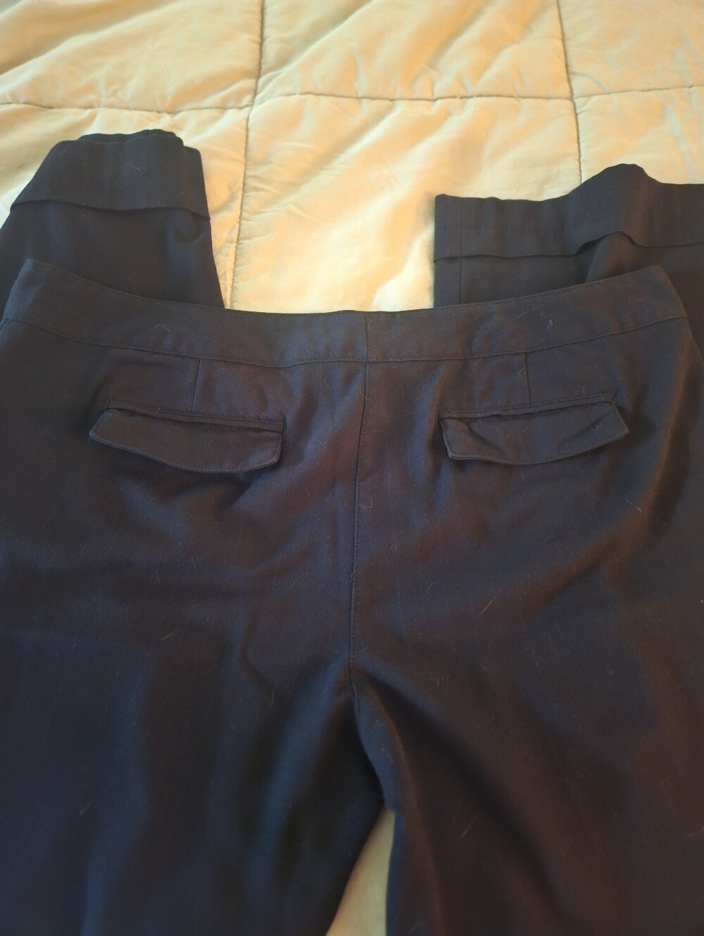 Black Stretch Slacks - Picture 2 of 5